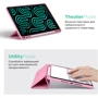 Аксесуар для iPad ArmorStandart Smart Case Fold Pen Pink for iPad Air 11 (2024 / 2025) (ARM78121): Особливості Приятен на ощупь, Стильный дизайн, Складывается в подставку, Удобно держать в руке, режим автопробуждения/сна