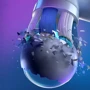 Насадка для электрической зубной щетки Braun Oral-B iO RB CBF-4 Ultimate Clean Черные (8)