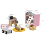Деревянная мебель для кукол Viga Toys PolarB Детская комната (44036): Тип Мебель