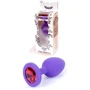 Анальная пробка Boss Series - Jewellery Purple Silicon PLUG Medium Red (BS6400086)