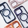 Чехол для iPhone Proove Clear Essence Case with Magnetic Ring Deep Purple for iPhone 14 Pro Max: Материалы Пластик и силикон