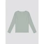 Лонгслив H&M 8167540 122-128 см светло-бирюзовый