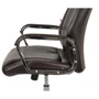 Крісло АКЛАС Альте TILT PU Brown 207 Коричневе (00156505): Оснащення С крестовиной, С колесиками, Подлокотники, Механизм качания
