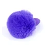 Анальна пробка із хвостом Jewellery Silicon PLUG Bunny Tail Purple