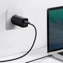 Зарядное устройство Baseus USB-C Wall Charger GaN2 Lite 65W Black (CCGAN2L-E01): Количество USB-портов 2
