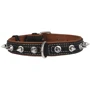 Ошейник Collar Soft с шипами 35 мм 46-60 см Черно-коричневый