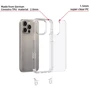 Чехол для iPhone Epic TPU Transparent with Straps Light Purple for iPhone 13 Pro Max: Тип чехла накладка на заднюю часть