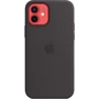 Чохол для iPhone Apple Silicone Case with MagSafe Black (MHL73) for iPhone 12 / iPhone 12 Pro: Матеріали силікон