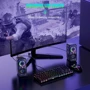 Акустична система Onikuma L6 2.0 RGB 10W Black (Onikuma L6): Матеріал корпусу пластик