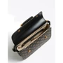 Женская сумка через плечо Guess Hensely Logo Bag темно-коричневая (HWPB8378210-MCM): Пол Женский