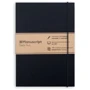 Скетчбук Manuscript Books Black Plus с открытым переплетом