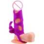 Насадка на член LYBAILE Pretty Love 5.5 "Vibrating Penis Sleeve Purple