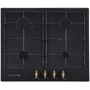 Варильна поверхня газова Pyramida PFE 644 Black RUSTICO