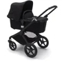 Универсальная коляска 2 в 1 Bugaboo Fox 2 BLACK/BLACK, рама черная, черный (230122ZW01): Количество блоков 1