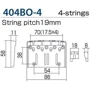 Бридж GOTOH 404BO-4 C: Производитель GOTOH
