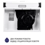 Вытяжка Minola HPL 614 WH: Материал корпуса крашенный металл