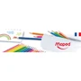 Олівці кольорові Color Peps Flex Box, 15 олівців (3 флуоресцентних), малиновий пенал, Maped: Стать хлопчик, дівчинка