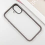 Чехол для iPhone Mobile Case TPU+PC Metal Buttons Grey for iPhone 16: Тип чехла накладка на заднюю часть