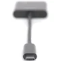 Адаптер Digitus Adapter USB-C to HDMI+USB-C Black (DA-70856): Інтерфейс підключення USB-C