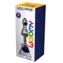 Анальная пробка Wooomy Lollypop Double Ball Metal Plug Blue S