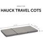 Складной матрас к кроватке Hauck Sleeper Grey 89092-9: Длина, см 120