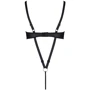 Боди из экокожи Celine Body black 4XL/5XL