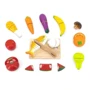 Набір іграшкових продуктів Viga Toys Нарізана їжа з дерева (44579) фото 6
