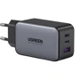 Зарядний пристрій Ugreen Wall Charger 2xUSB-C+USB CD244 65W Gray (10335)