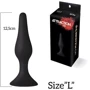 Анальная пробка на присоске MAI Attraction Toys №34 Black