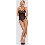 Кружевное боди с доступом Obsessive 818-TED-1 teddy XS/S, черное