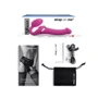 Безремневой вибрострапон с вакуумной стимуляцией Strap-On-Me Multi Orgasm - M - Fuchsia