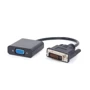 Кабель и переходник Cablexpert DVI - VGA (M/F) 0.2 м Black (A-DVID-VGAF-01)