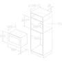 Встраиваемая микроволновая печь Bosch BER7321B1: Внутренний объем 21 л