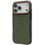 Чехол для iPhone Urban Armor Gear UAG Civilian Magsafe Olive/Orange (114546117297) for iPhone 17 Pro Max