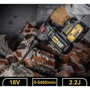 Акумуляторний безщітковий перфоратор CAT DX21: Харчування от аккумулятора