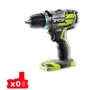 Шуруповерт Ryobi R18DD BL-0 (без АКБ та ЗУ): Кількість швидкостей роботи 2