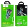 Зарядное устройство Hoco Car Charger USB-C+USB Z47A 30W Transparent Black (6931474782298): Кабель в комплекте отсутствует