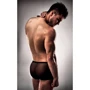 Мужские прозрачные трусы Passion 025 SHORT black S/M
