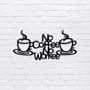 Настенный декор Деревянное панно Wortex Woods No Coffee no Workee 50x24 (WALL60001-50x24)