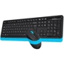 Комплект бездротовий A4Tech Fstyler FG1010 Black/Blue: Підключення беспроводное
