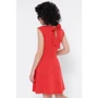 Платье FashionUp PL-1769B 42 красное повседневное до середины бедра: Состав Вискоза, Полиэстер, Шерсть