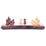 Магнитные шахматы под дерево UB Chess magnetic wood-plastic 36x31 см (3520L): Вид шахматы