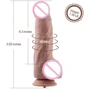 Гибкий фаллоимитатор для секс-машин Hismith 9.25″ Silicone Dildo