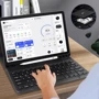 Аксессуар для планшетных ПК BeCover Case Smart Keyboard Deep Blue for Samsung X115 Galaxy Tab A9 (712356) фото 4