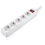 Сетевой фильтр REAL-EL RS-Protect M 1.8m, white (EL122300025): Предназначен для Аудио и видеоаппаратуры, Компьютерной и офисной техники, Бытовой техники