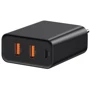 Зарядное устройство Baseus Wall Charger PPS Three Output Quick Charger (C+U+U) 60W EU Black (CCFS-G01): Тип сетевое