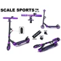 Самокат двухколесный Scale Sports SS-14 Фиолетовый Led-Фонарик (521737276): Количество колес 2