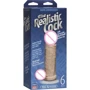 Фаллоимитатор Doc Johnson The Realistic Cock 6 inch White - PVC