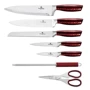 Набор кухонных ножей Berlinger Haus Metallic Line Burgundy Edition 8 предметов (BH 2459): Наименование Набор кухонных ножей 8 пр.