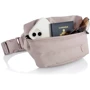 Женская сумка поясная Heys Puffer Mini Waist Bag Atmosphere бежевая (30128-0143-00): Фактура Тканая, Гладкая